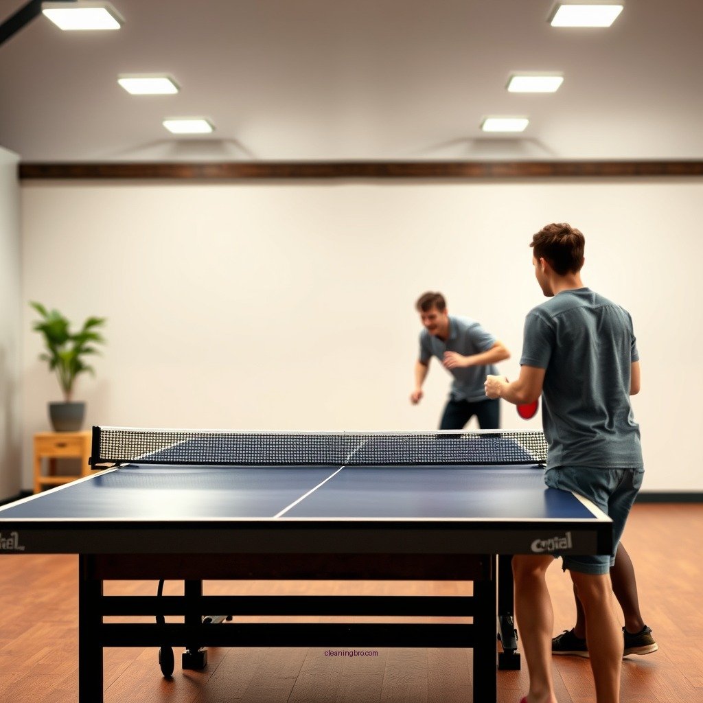 Assessing the Table Surface - how do you clean a ping pong table