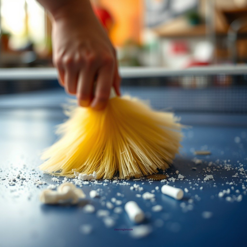 Dusting and Debris Removal - how do you clean a ping pong table