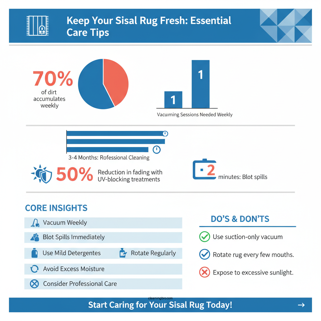 how do you clean a sisal rug - Data Infographic and Statistics