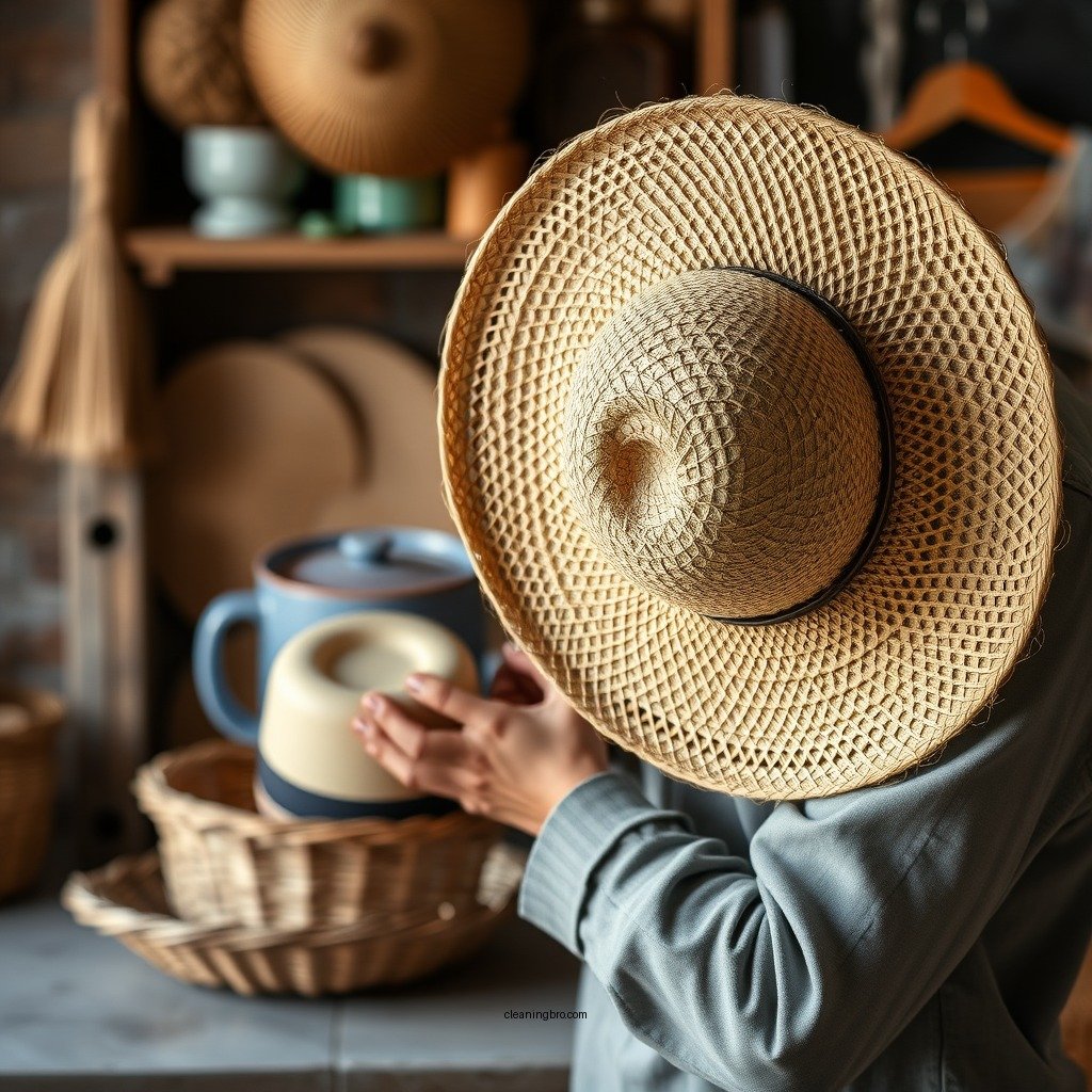 Basic Cleaning Techniques - how do you clean a straw hat