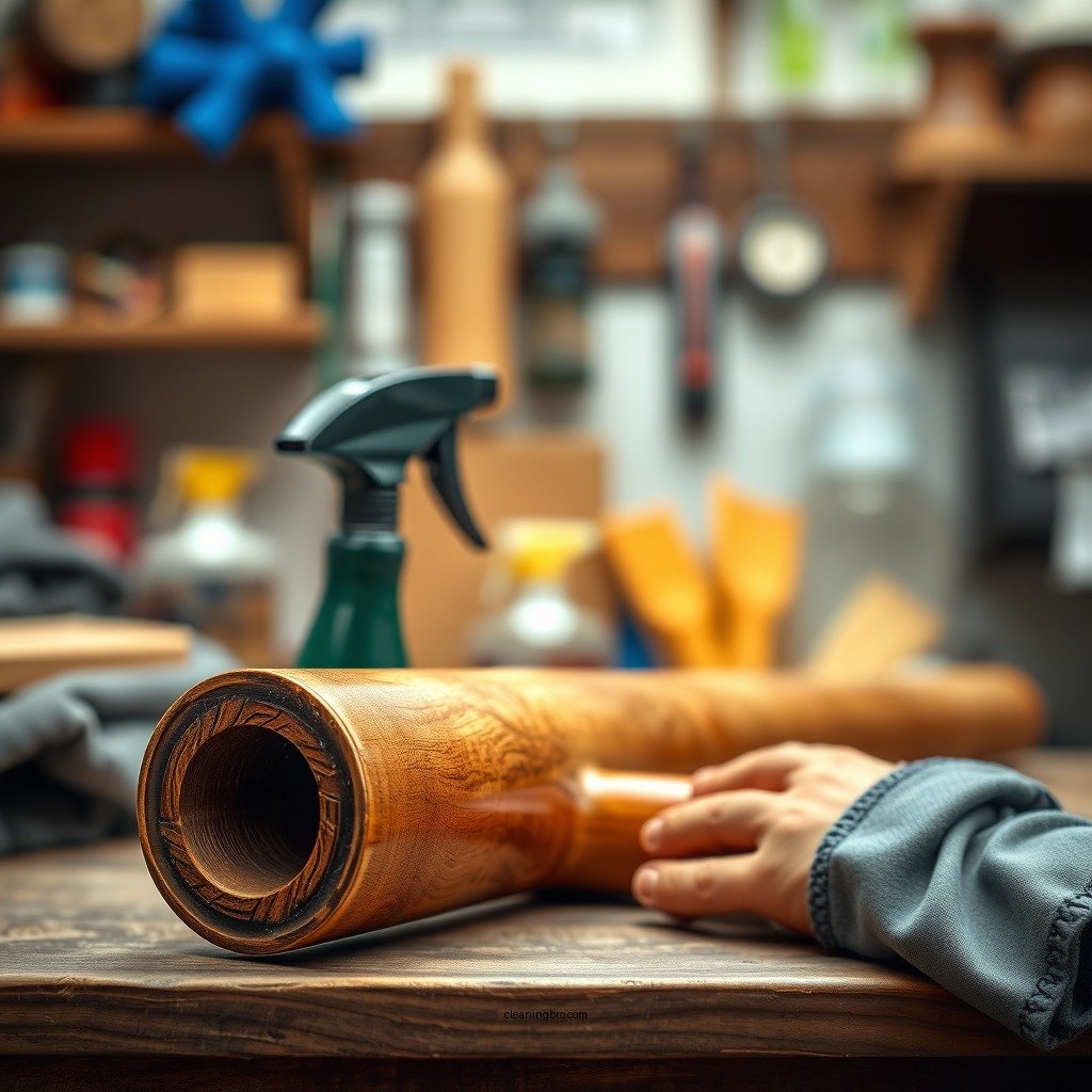 Gather Your Cleaning Supplies - how do you clean a wooden pipe