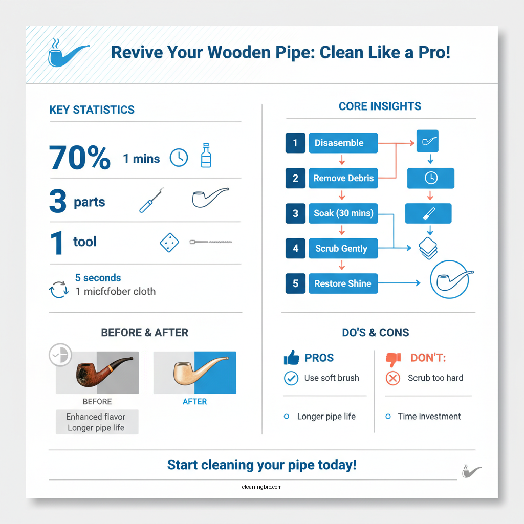 how do you clean a wooden pipe - Data Infographic and Statistics