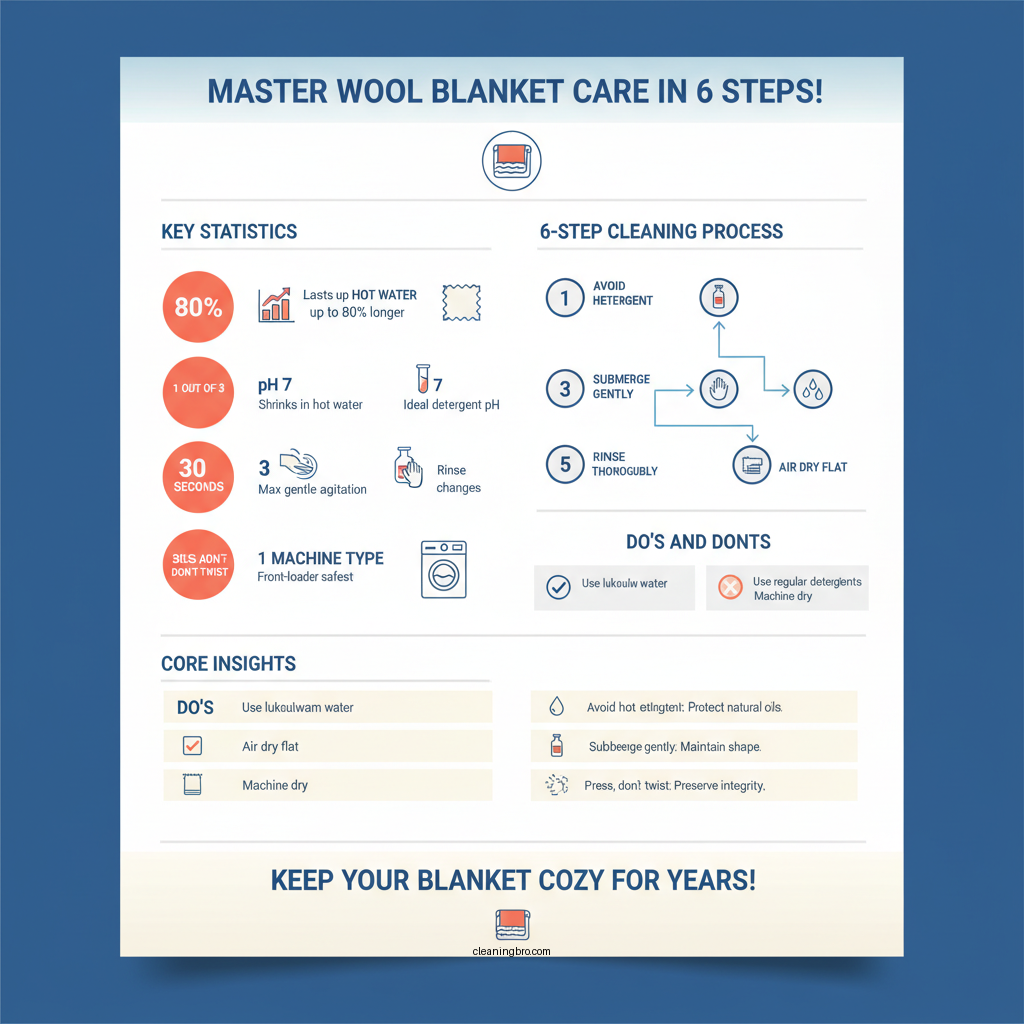 how do you clean a wool blanket - Data Infographic and Statistics