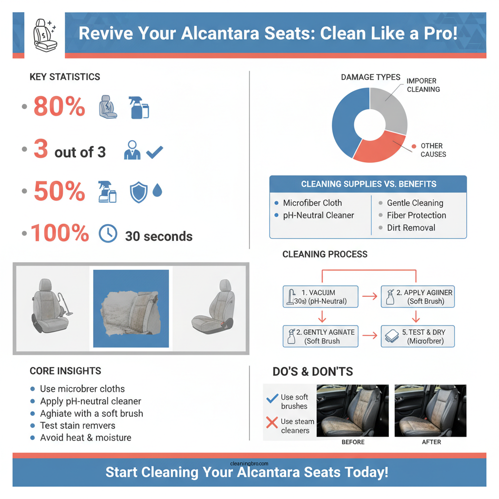 how do you clean alcantara seats - Data Infographic and Statistics