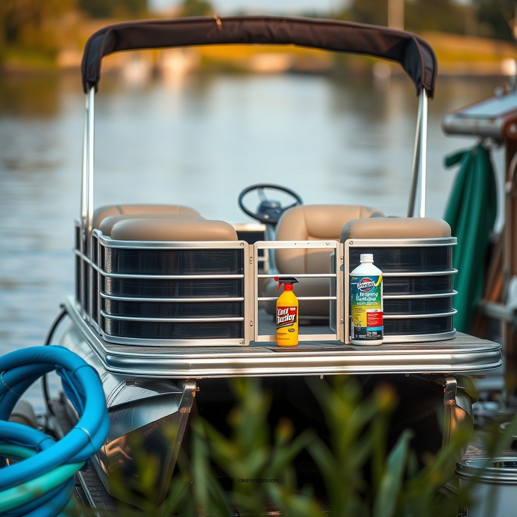 Gather Your Cleaning Supplies - how do you clean aluminum pontoons