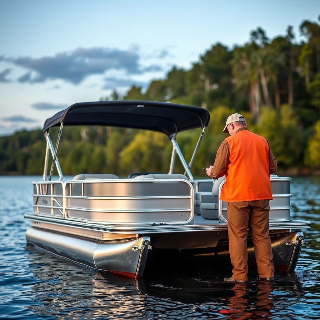 Remove Surface Debris - how do you clean aluminum pontoons