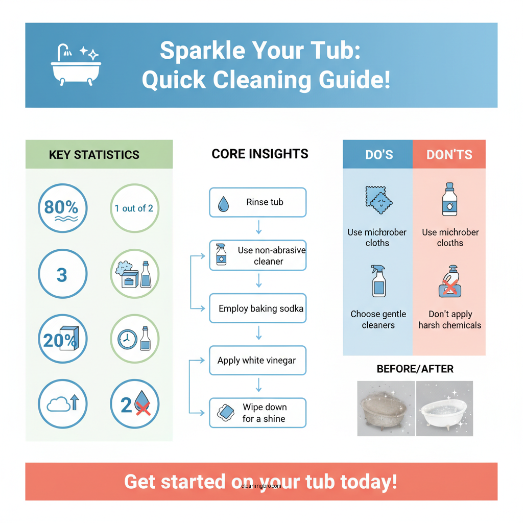 how do you clean an acrylic tub - Data Infographic and Statistics