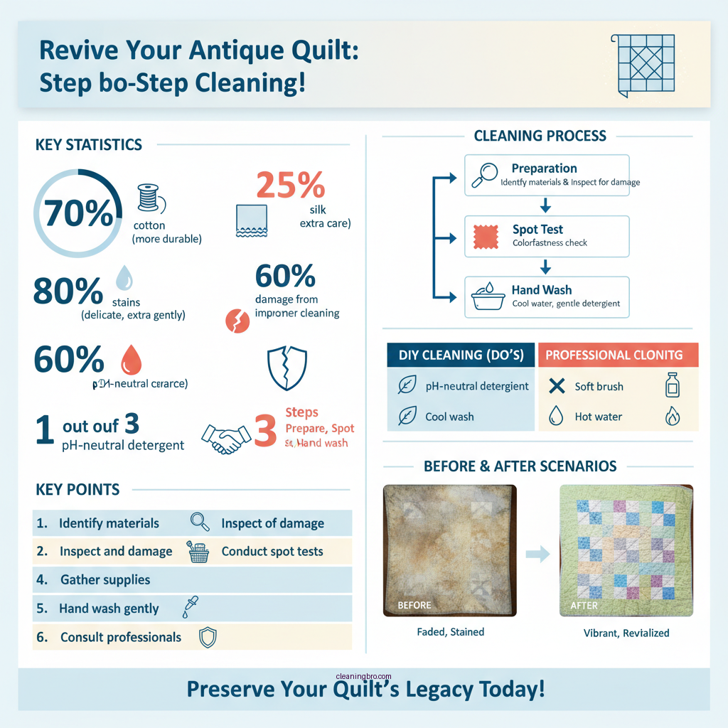 how do you clean an antique quilt - Data Infographic and Statistics