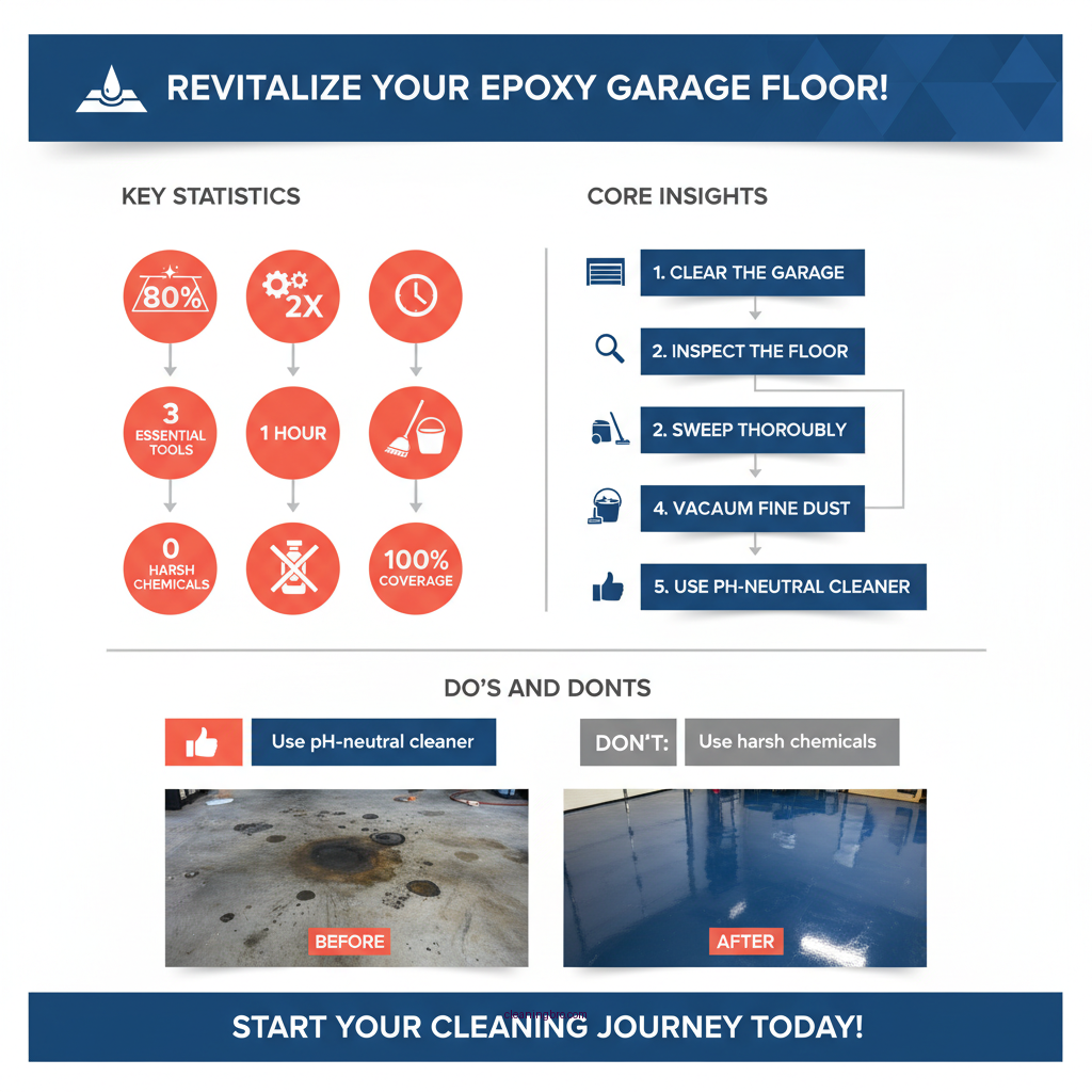 how do you clean an epoxy garage floor - Data Infographic and Statistics