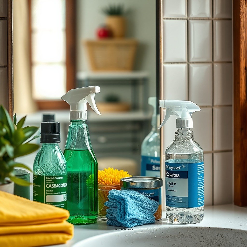 Essential Cleaning Supplies - how do you clean an old mirror