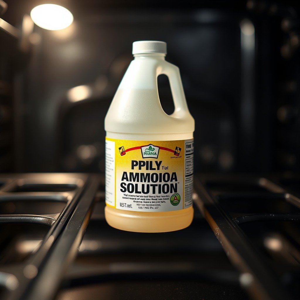 Apply Ammonia Solution - how do you clean an oven with ammonia