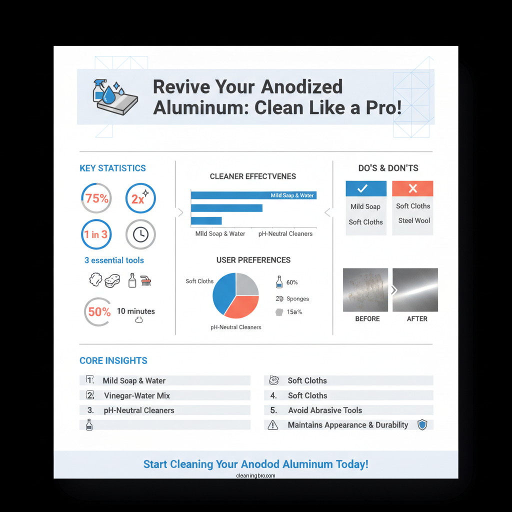 how do you clean anodized aluminum - Data Infographic and Statistics