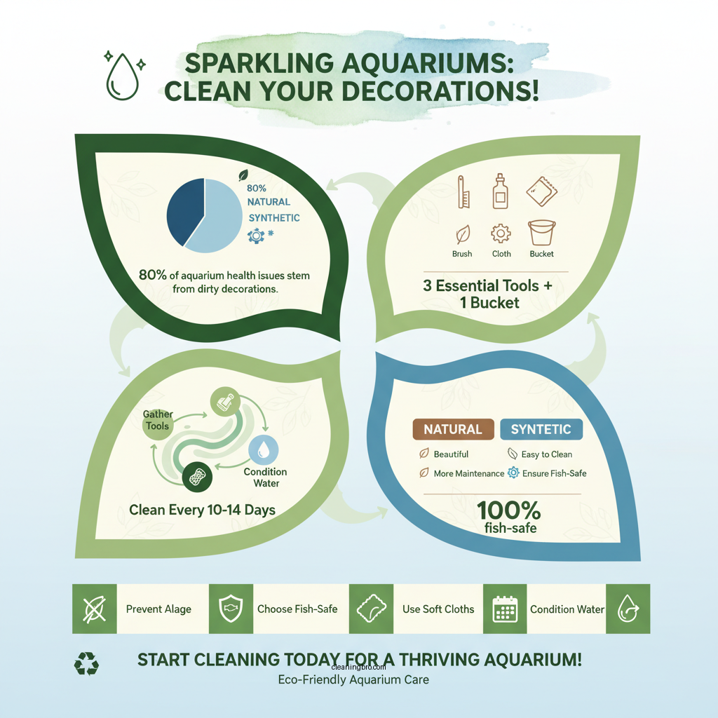 how do you clean aquarium decorations - Data Infographic and Statistics