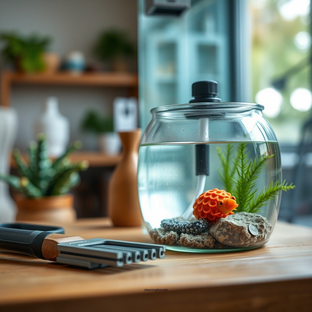 Tools and Supplies Needed for Cleaning - how do you clean aquarium decorations