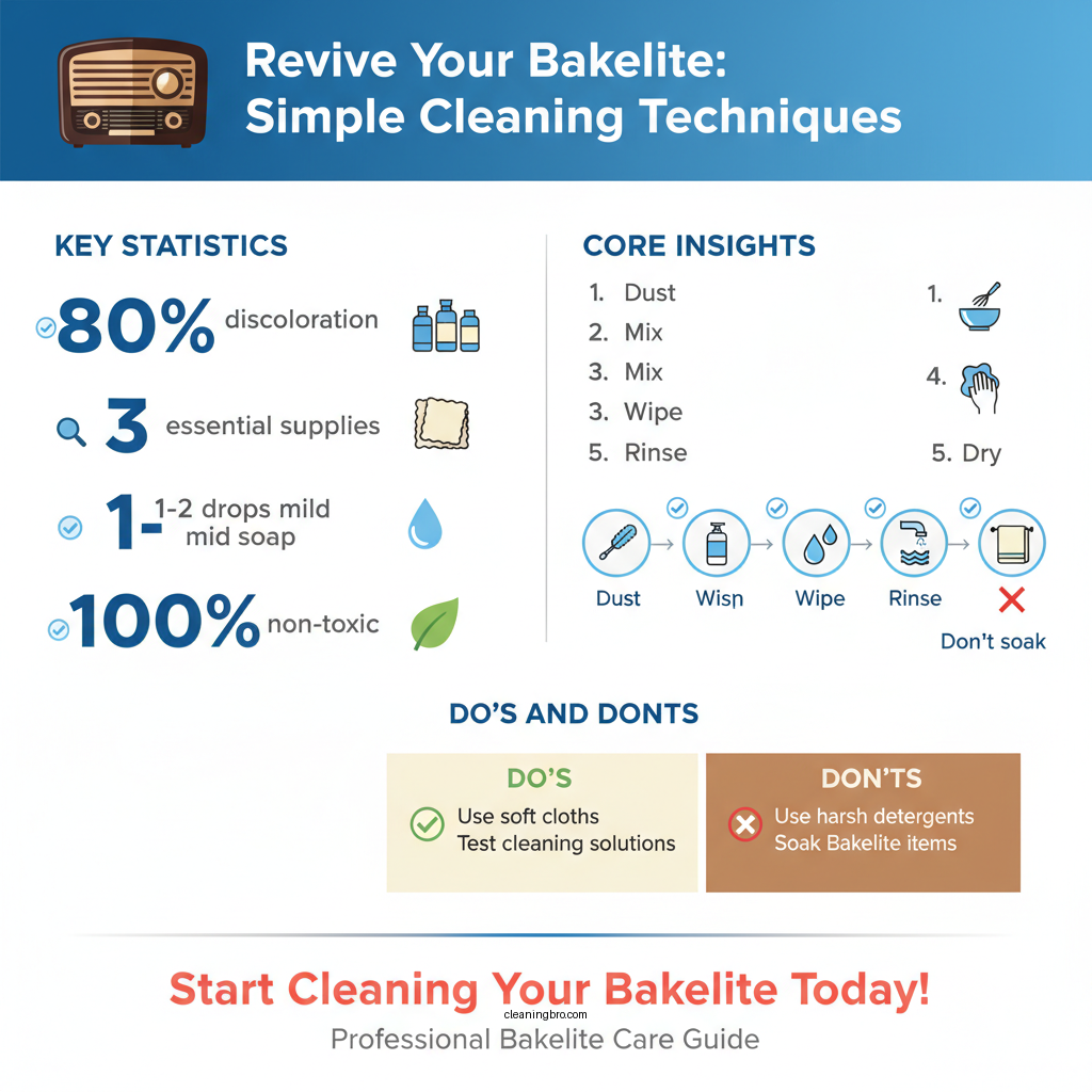 how do you clean bakelite - Data Infographic and Statistics