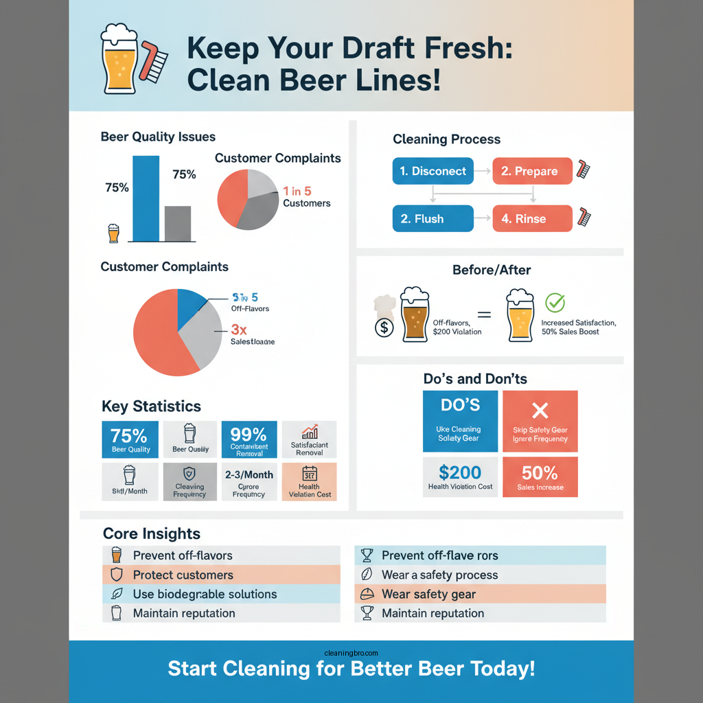 how do you clean beer lines - Data Infographic and Statistics