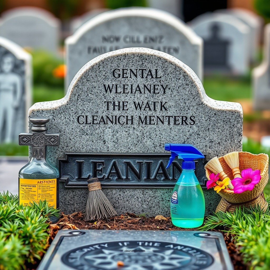 Essential Cleaning Supplies - how do you clean bronze grave markers