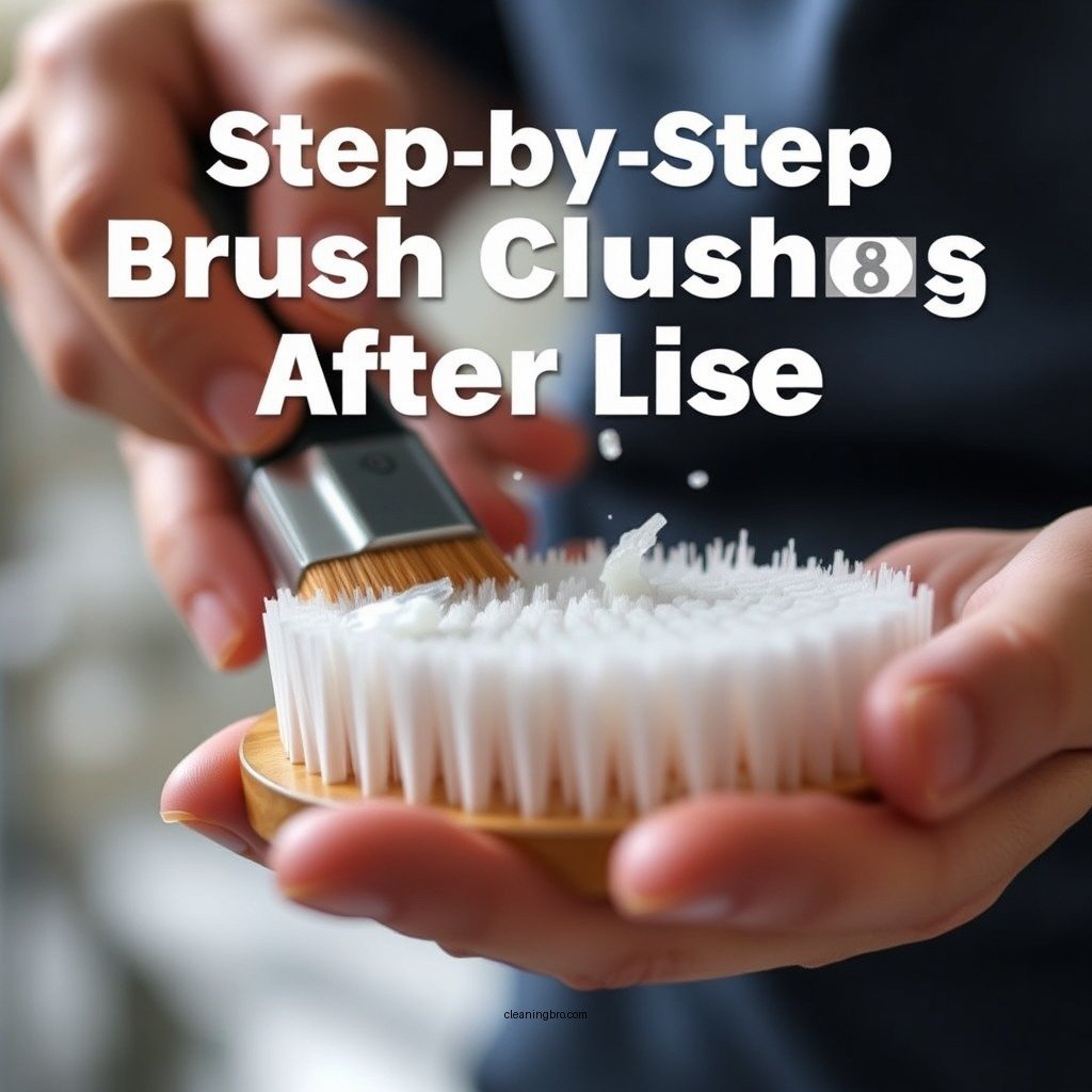 Step-by-Step Brush Cleaning Process - how do you clean brushes after lice