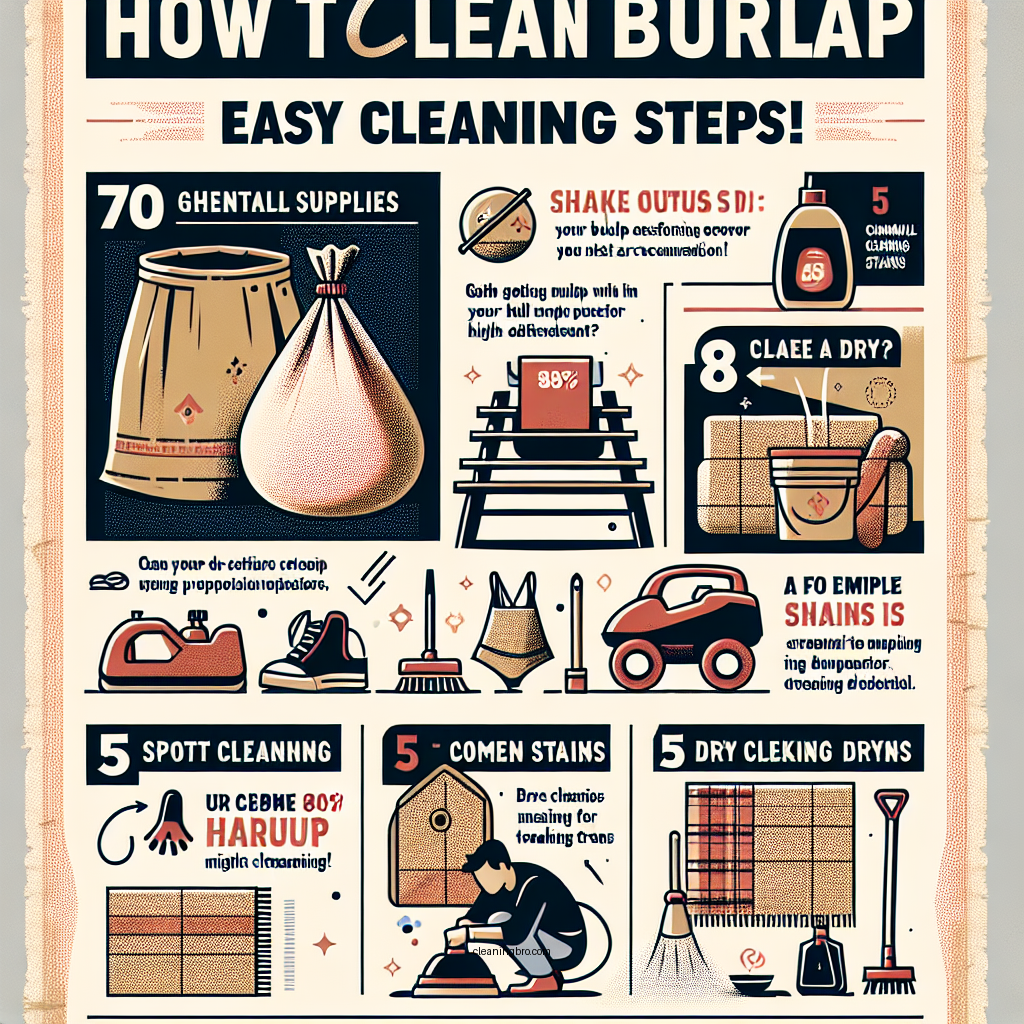 how do you clean burlap - Data Infographic and Statistics