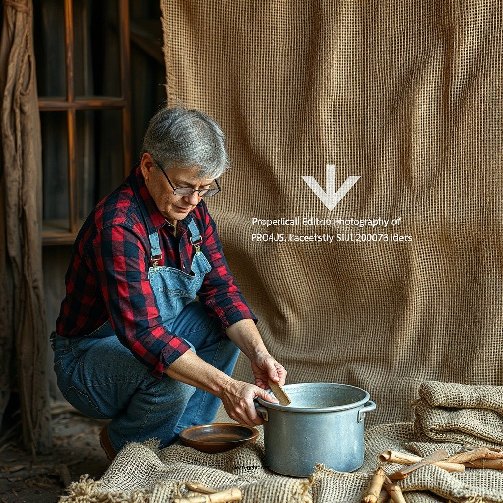 Preparing to Clean Burlap - how do you clean burlap