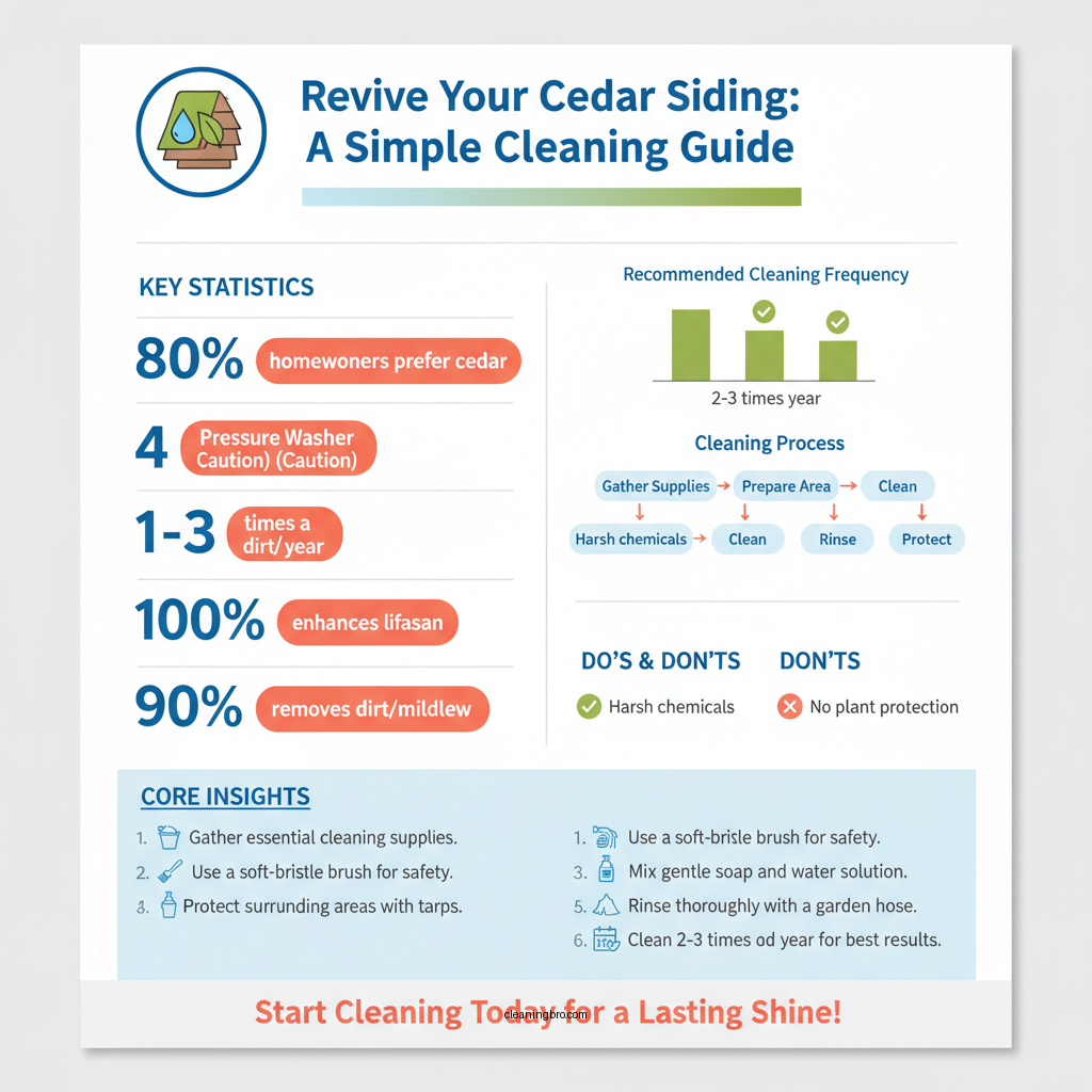 how do you clean cedar siding - Data Infographic and Statistics