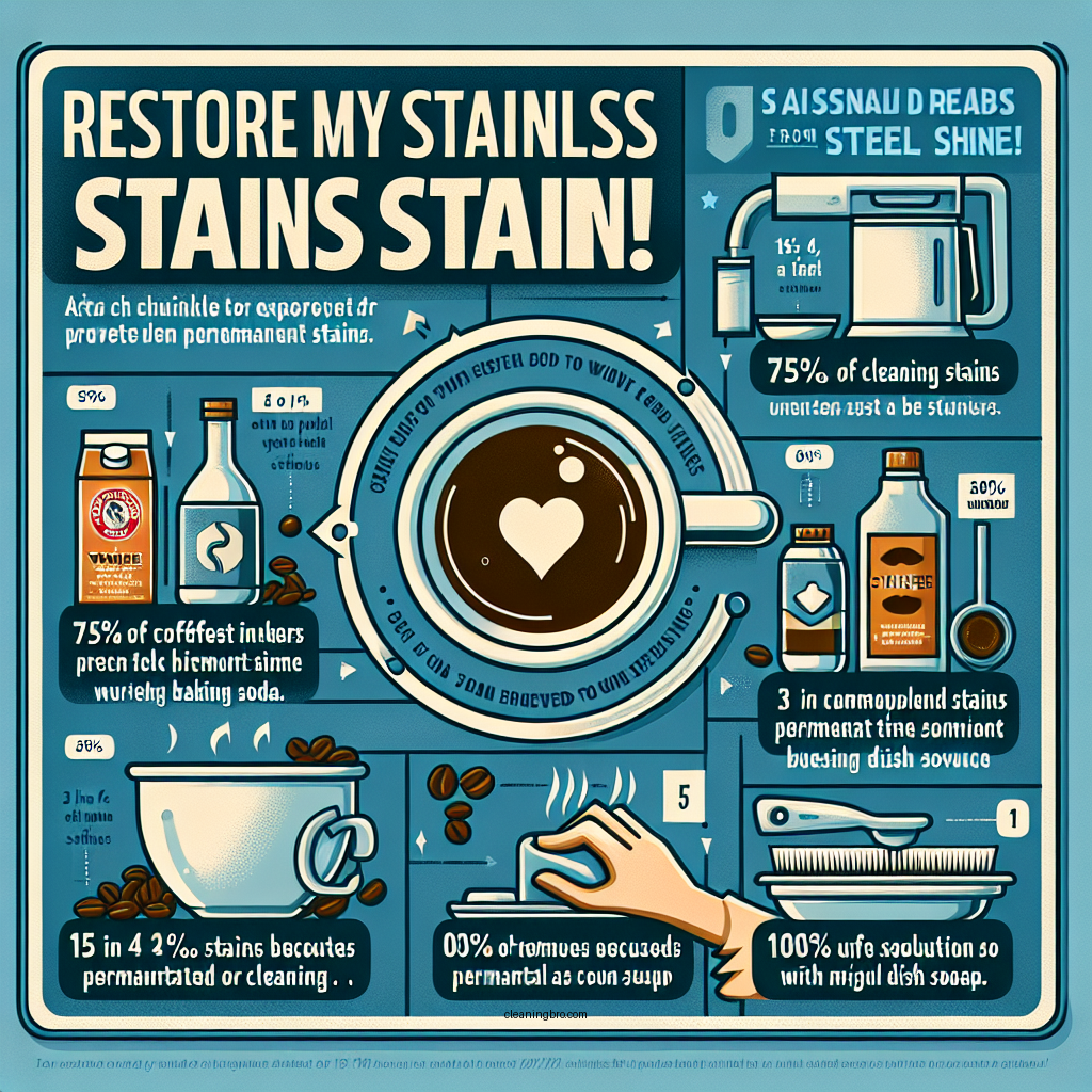 how do you clean coffee stains from stainless steel - Data Infographic and Statistics