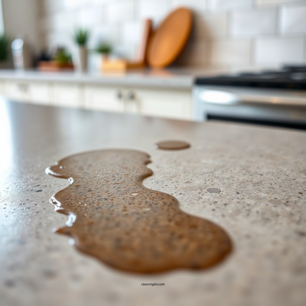 Removing Stains from Concrete - how do you clean concrete countertops