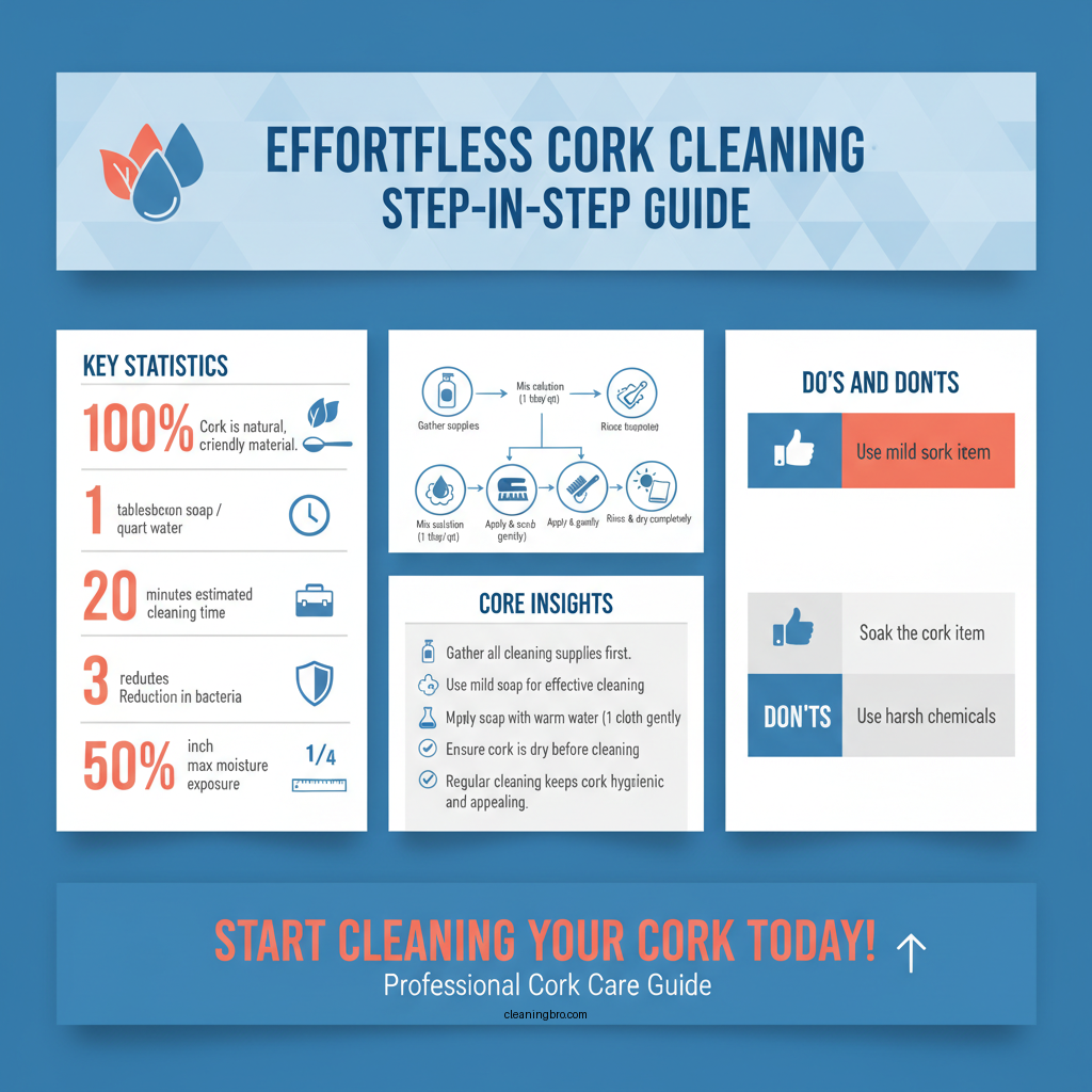 how do you clean cork - Data Infographic and Statistics