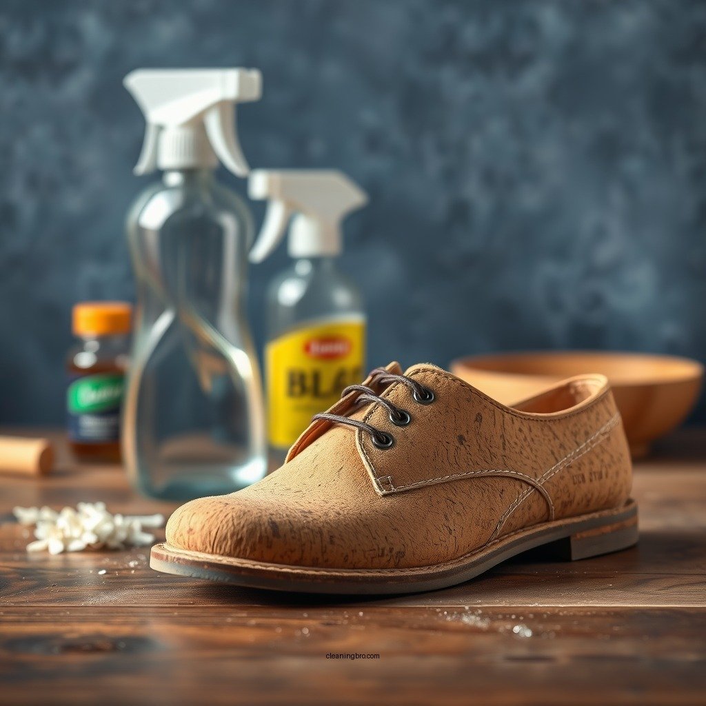 Essential Cleaning Supplies - how do you clean cork shoes