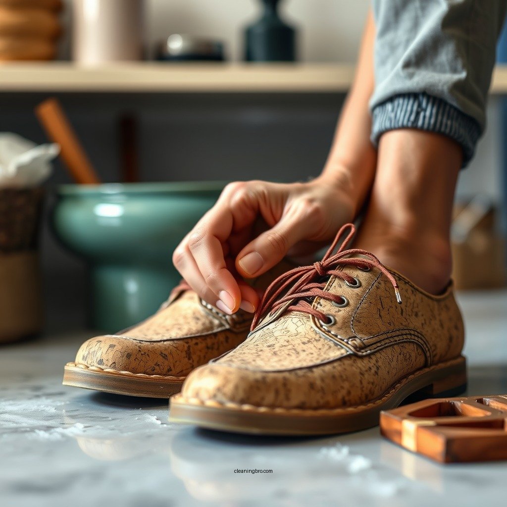 Step-by-Step Cleaning Process - how do you clean cork shoes