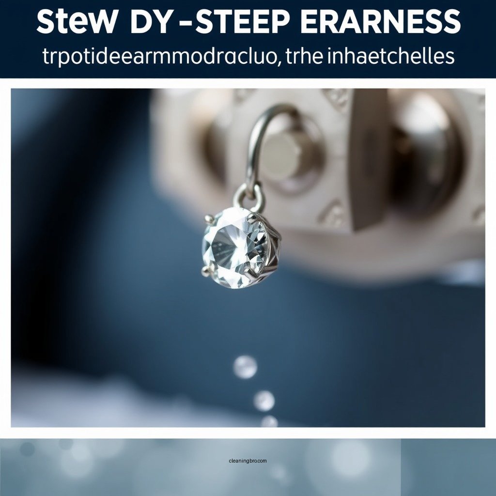 Step-by-Step Cleaning Process - how do you clean diamond earrings