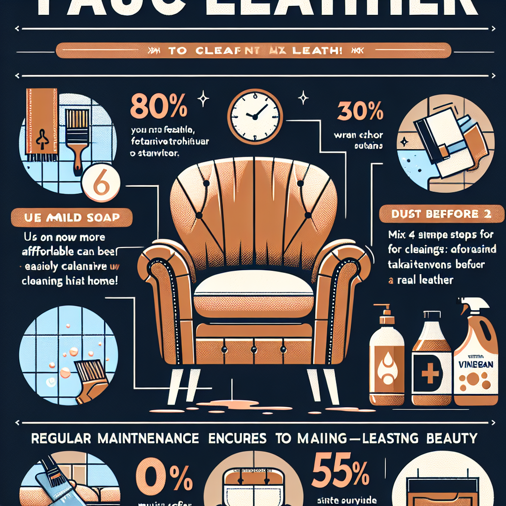 how do you clean faux leather furniture - Data Infographic and Statistics