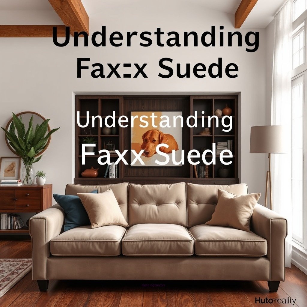 Understanding Faux Suede - how do you clean faux suede furniture