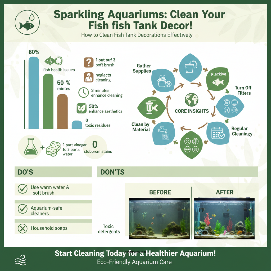 how do you clean fish tank decorations - Data Infographic and Statistics