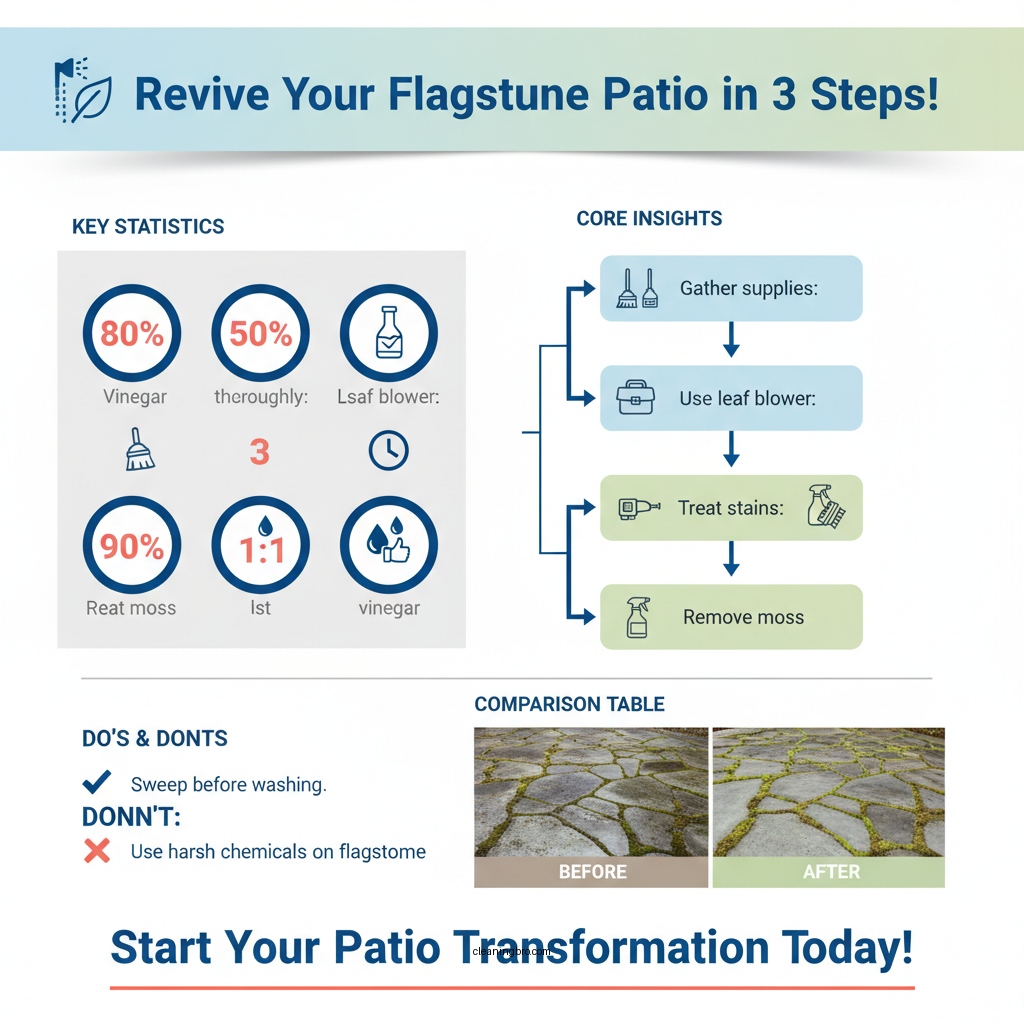 how do you clean flagstone patio - Data Infographic and Statistics