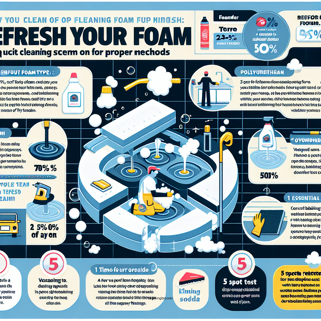 how do you clean foam - Data Infographic and Statistics