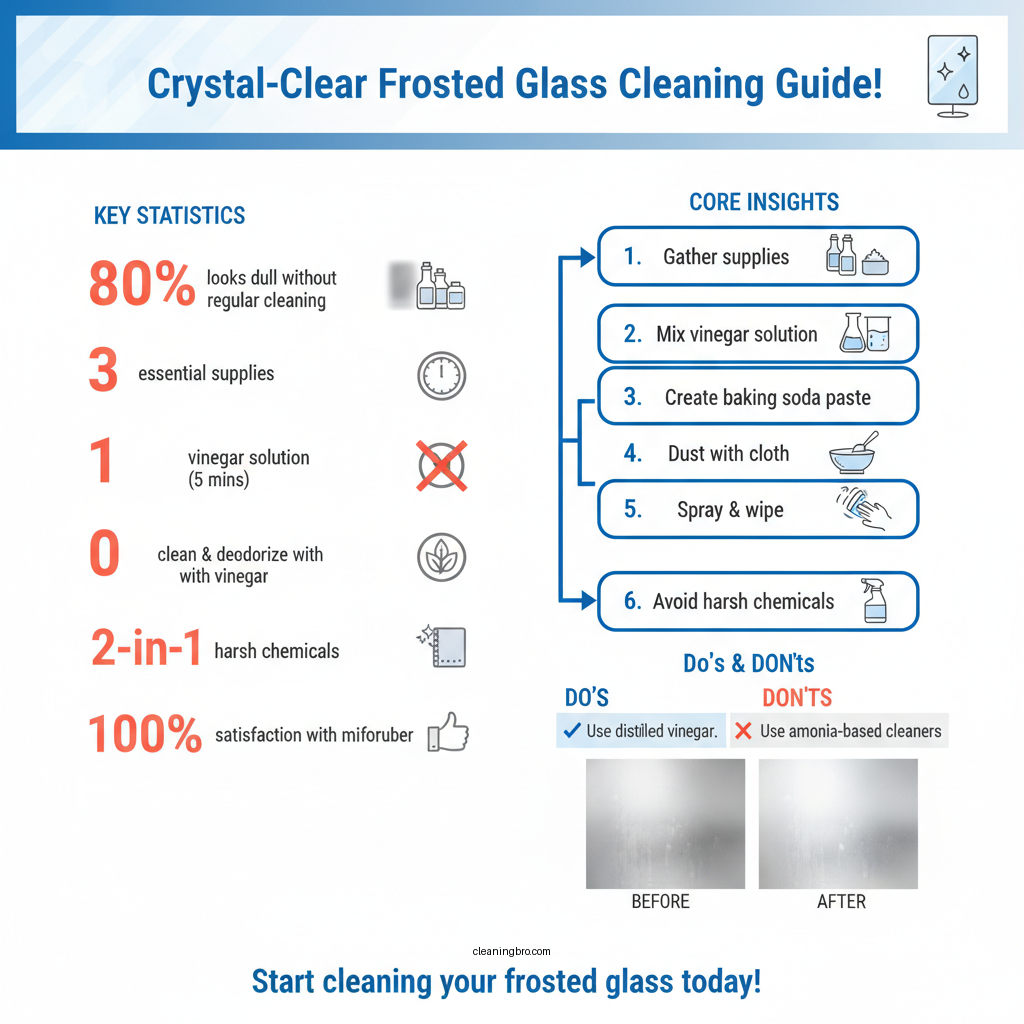 how do you clean frosted glass - Data Infographic and Statistics