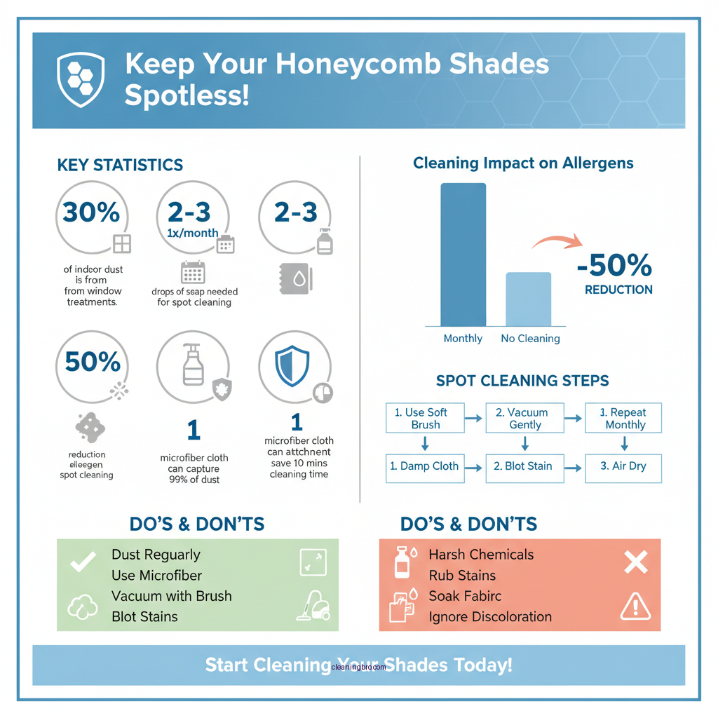 how do you clean honeycomb shades - Data Infographic and Statistics