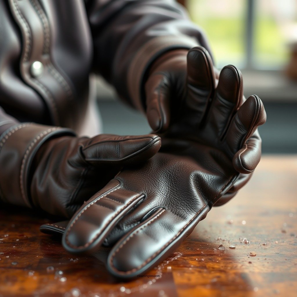 Preparation for Cleaning - how do you clean leather gloves