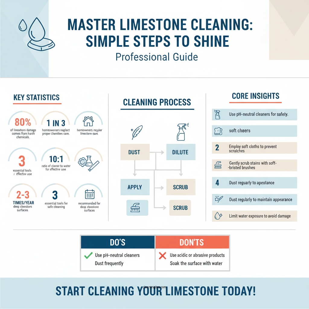 how do you clean limestone - Data Infographic and Statistics