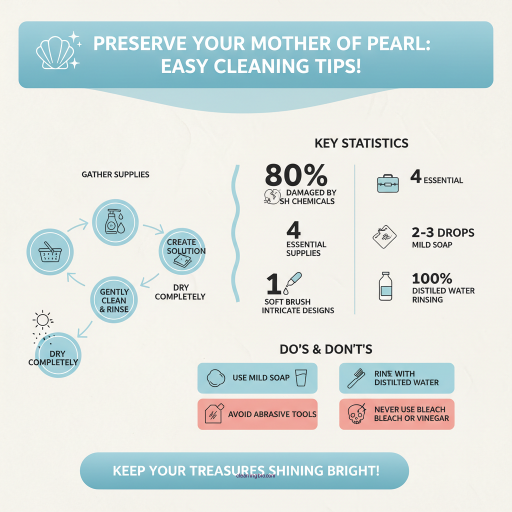 how do you clean mother of pearl - Data Infographic and Statistics