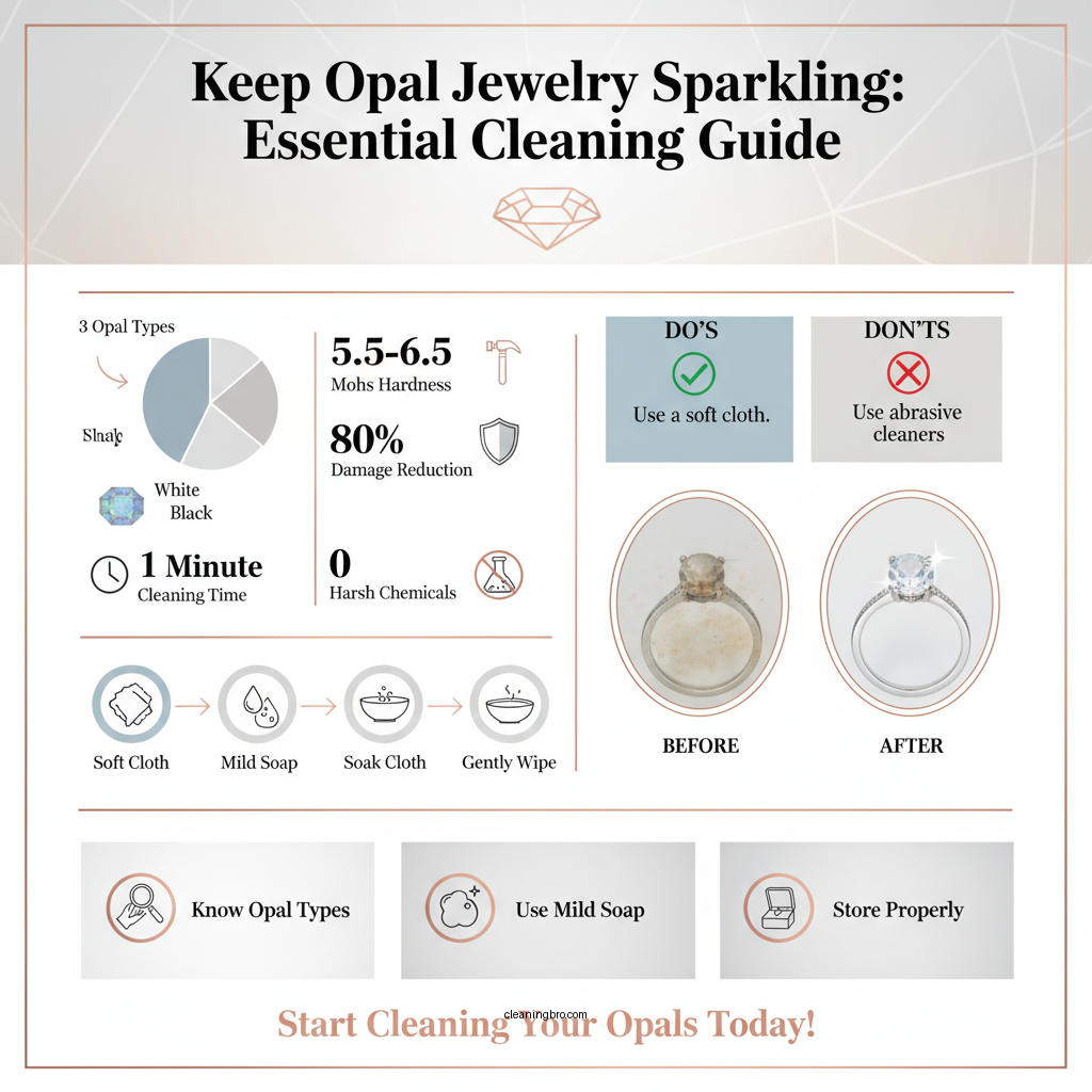 how do you clean opal jewelry - Data Infographic and Statistics
