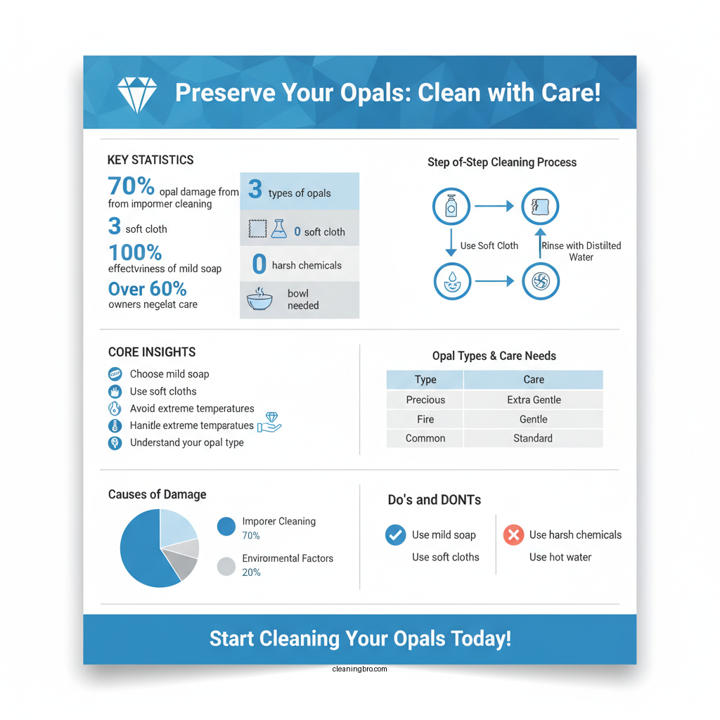 how do you clean opals - Data Infographic and Statistics