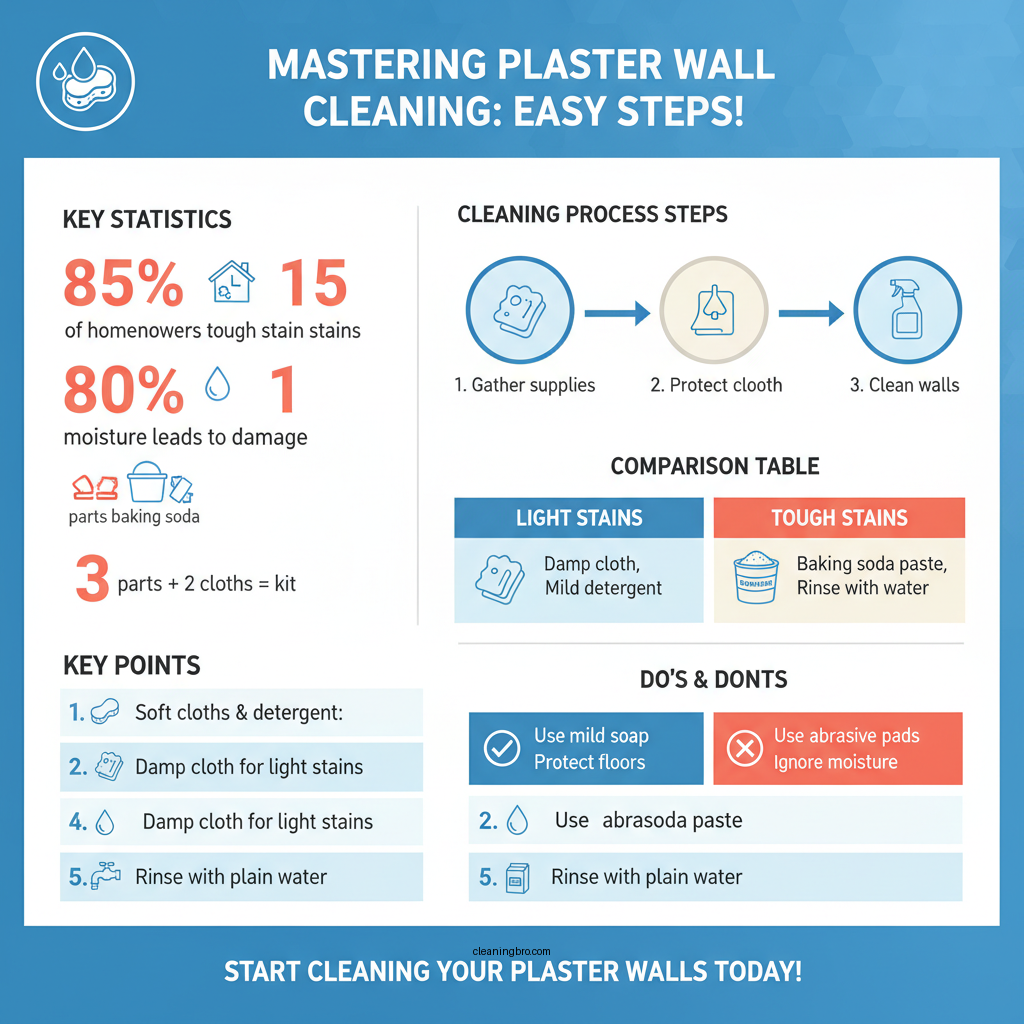 how do you clean plaster walls - Data Infographic and Statistics