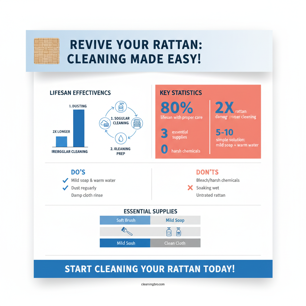 how do you clean rattan - Data Infographic and Statistics