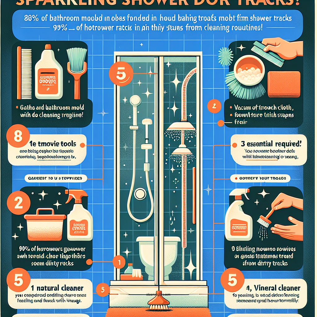 how do you clean shower door tracks - Data Infographic and Statistics