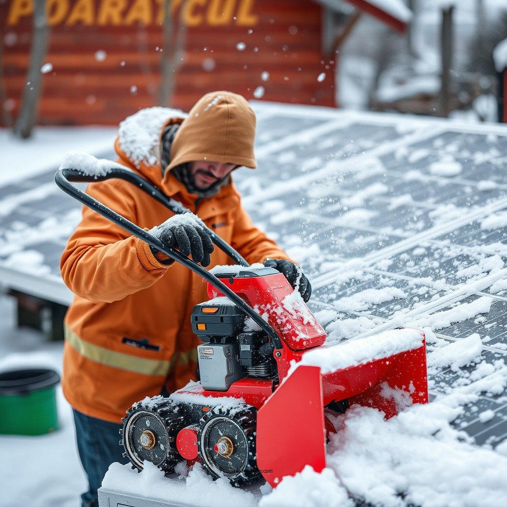 Best Tools for Snow Removal - how do you clean snow off solar panels