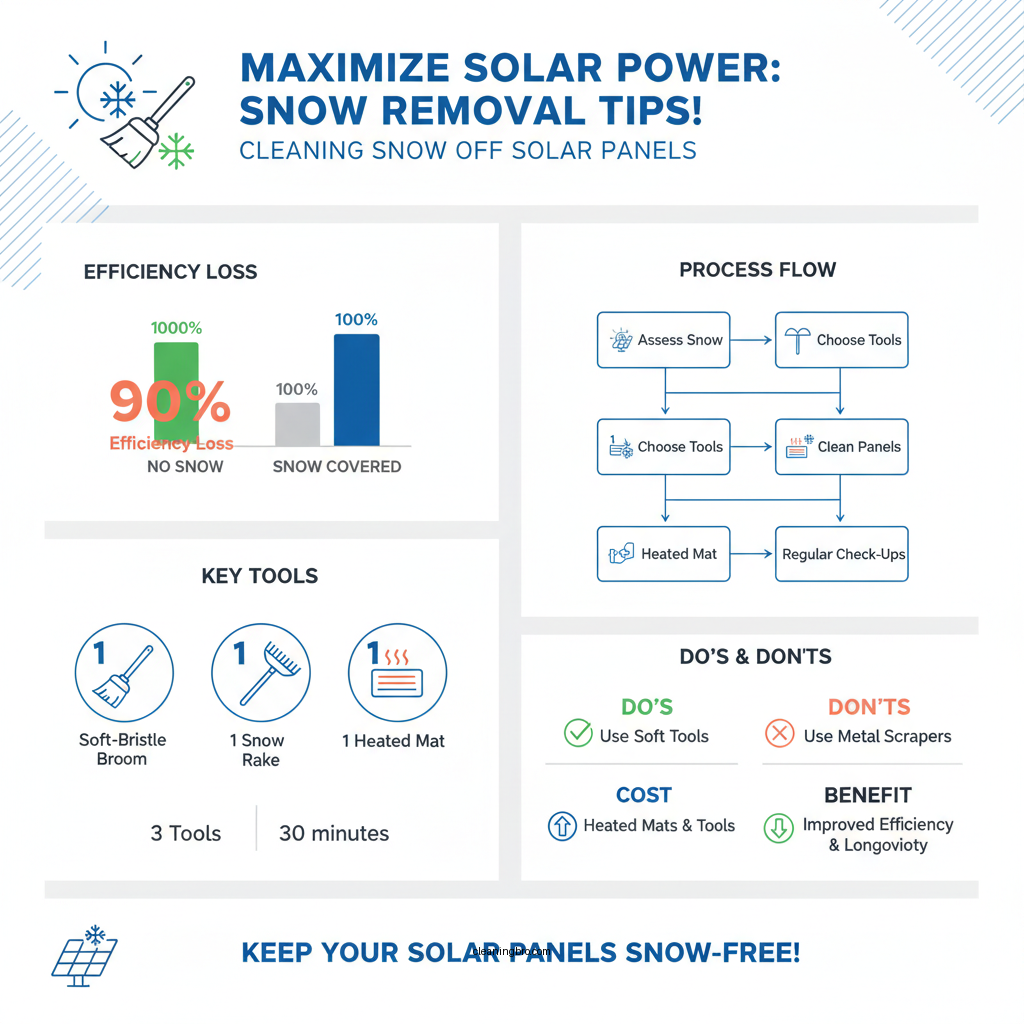 how do you clean snow off solar panels - Data Infographic and Statistics