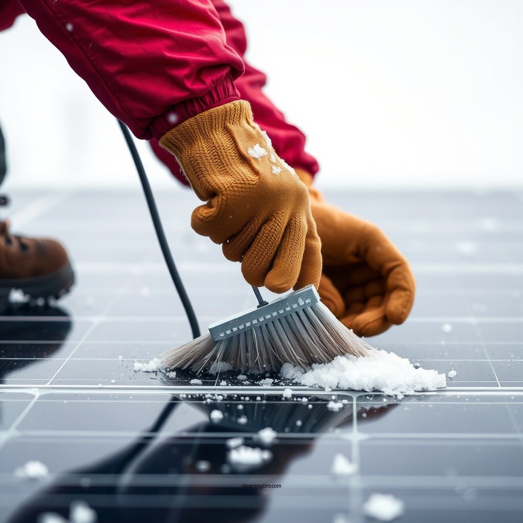 Step-by-Step Guide to Cleaning Snow Off Solar Panels - how do you clean snow off solar panels