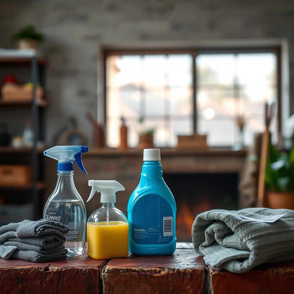Essential Cleaning Supplies - how do you clean soot from fireplace bricks